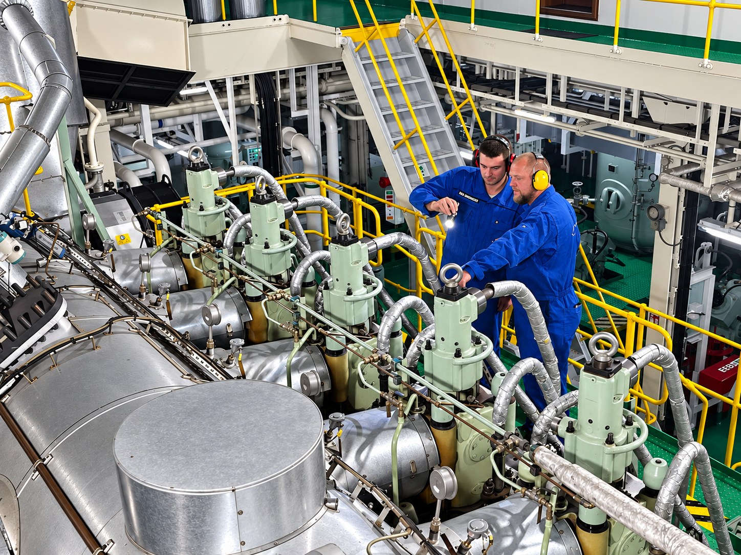 Atlanship engine room team